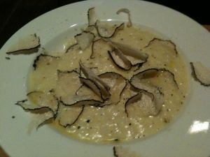Parmesan risotto with emilia romagna truffle